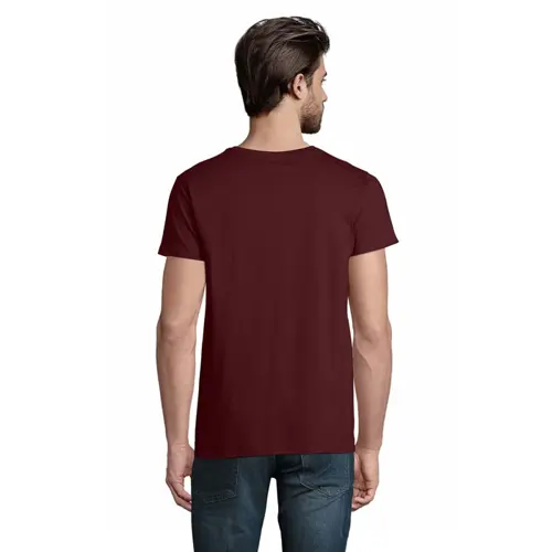 T-shirt da uomo colori assortiti a girocollo taglio aderente 100% cotone biologico 175gr