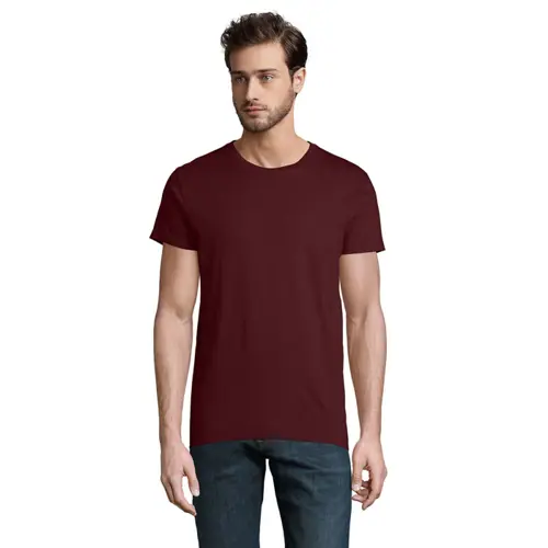 T-shirt da uomo colori assortiti a girocollo taglio aderente 100% cotone biologico 175gr
