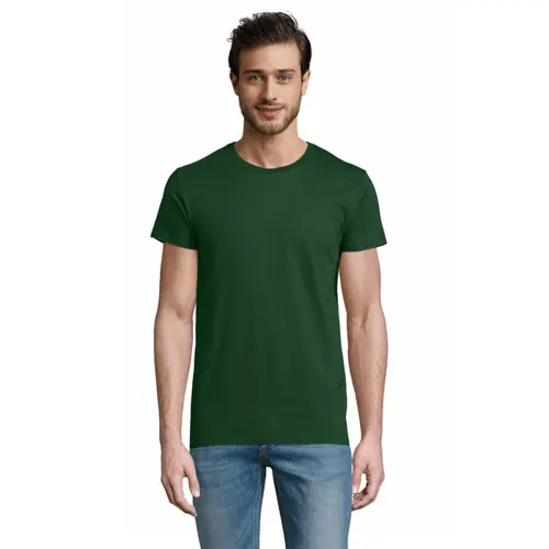 T-shirt da uomo colori assortiti a girocollo taglio aderente 100% cotone biologico 175gr