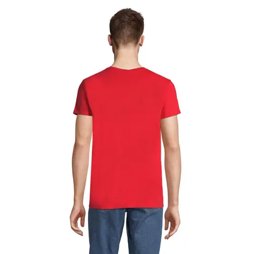T-shirt da uomo colori assortiti a girocollo taglio aderente 100% cotone biologico 175gr