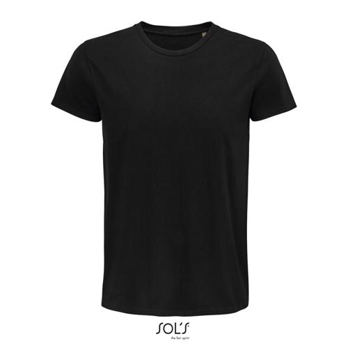 T-shirt da uomo colori assortiti a girocollo taglio aderente 100% cotone biologico 175gr