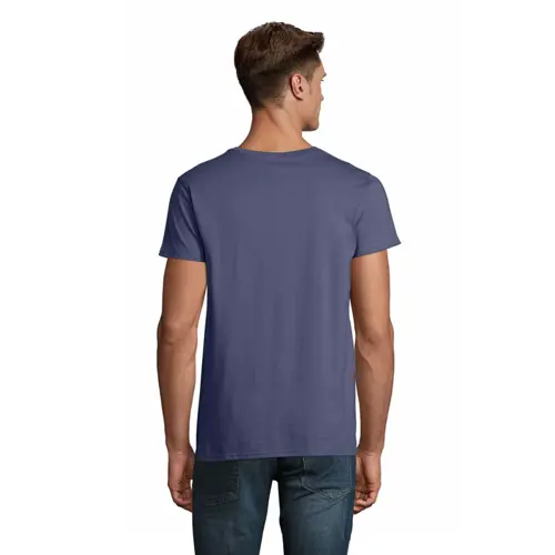 T-shirt da uomo colori assortiti a girocollo taglio aderente 100% cotone biologico 175gr