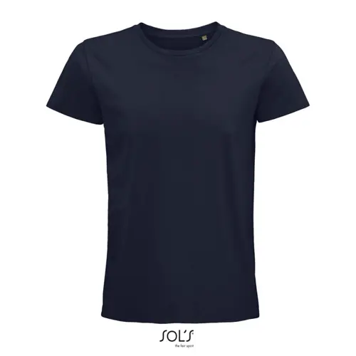 T-shirt da uomo colori assortiti a girocollo taglio aderente 100% cotone biologico 175gr