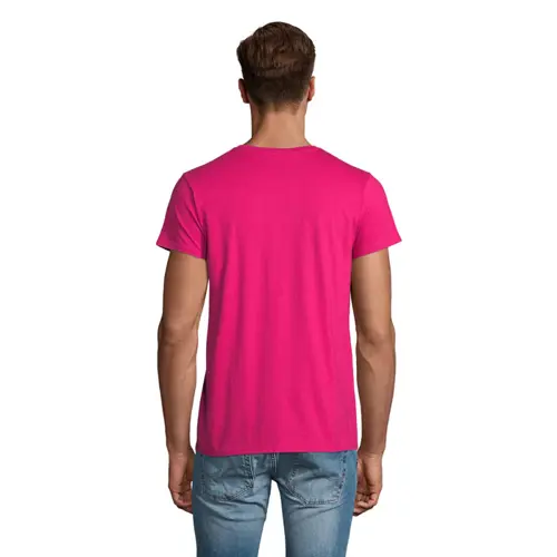 T-shirt da uomo colori assortiti a girocollo taglio aderente 100% cotone biologico 175gr