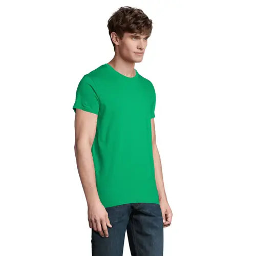 T-shirt da uomo colori assortiti a girocollo taglio aderente 100% cotone biologico 175gr