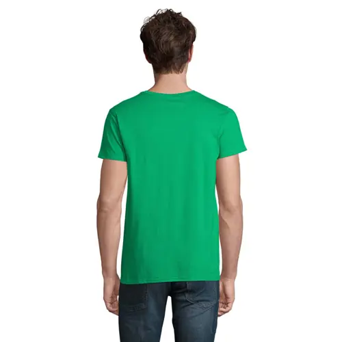 T-shirt da uomo colori assortiti a girocollo taglio aderente 100% cotone biologico 175gr