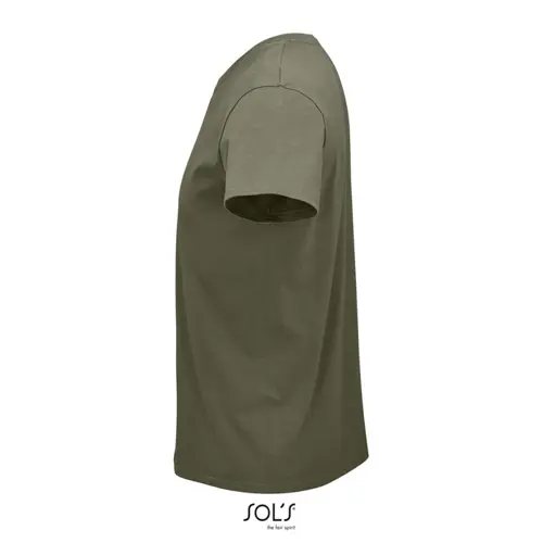 T-shirt da uomo colori assortiti a girocollo taglio aderente 100% cotone biologico 175gr