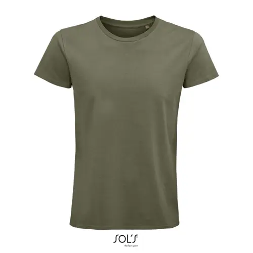 T-shirt da uomo colori assortiti a girocollo taglio aderente 100% cotone biologico 175gr