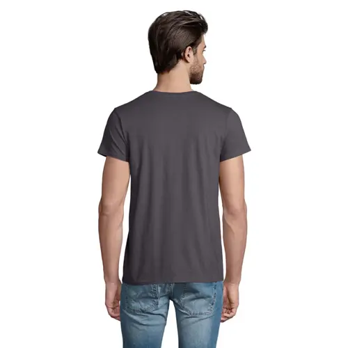 T-shirt da uomo colori assortiti a girocollo taglio aderente 100% cotone biologico 175gr
