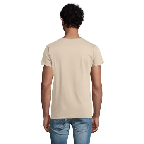 T-shirt da uomo colori assortiti a girocollo taglio aderente 100% cotone biologico 175gr