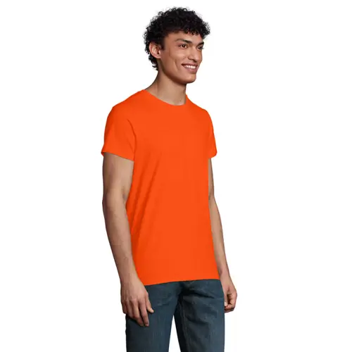 T-shirt da uomo colori assortiti a girocollo taglio aderente 100% cotone biologico 175gr
