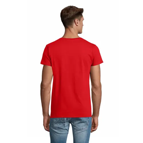 T-shirt da uomo colori assortiti a girocollo taglio aderente 100% cotone biologico 175gr