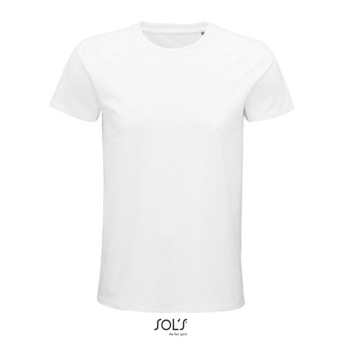 T-shirt da uomo colori assortiti a girocollo taglio aderente 100% cotone biologico 175gr