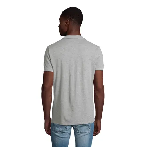 Maglietta polo da uomo a maniche corte colori assortiti taglio regolare 100% cotone biologico 170gr