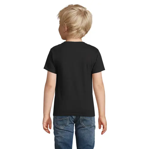 T-shirt da bambino unisex colori assortiti a girocollo taglio aderente 100% cotone biologico 175gr