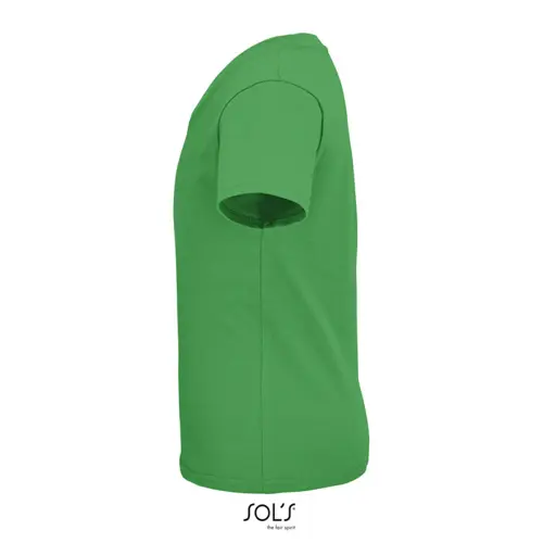 T-shirt da bambino unisex colori assortiti a girocollo taglio aderente 100% cotone biologico 175gr