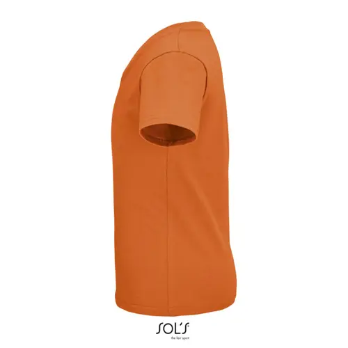 T-shirt da bambino unisex colori assortiti a girocollo taglio aderente 100% cotone biologico 175gr