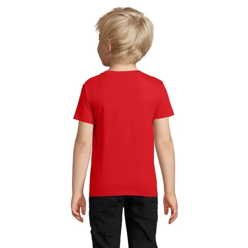 T-shirt da bambino unisex colori assortiti a girocollo taglio aderente 100% cotone biologico 175gr