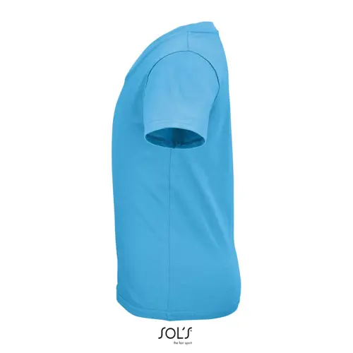 T-shirt da bambino unisex colori assortiti a girocollo taglio aderente 100% cotone biologico 150gr