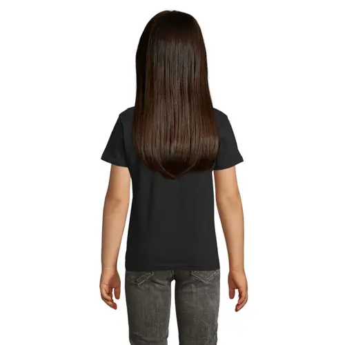 T-shirt da bambino unisex colori assortiti a girocollo taglio aderente 100% cotone biologico 150gr