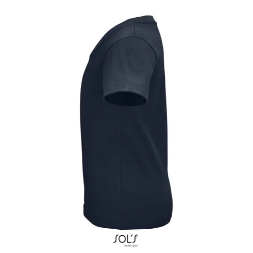 T-shirt da bambino unisex colori assortiti a girocollo taglio aderente 100% cotone biologico 150gr