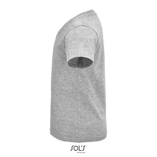 T-shirt da bambino unisex colori assortiti a girocollo taglio aderente 100% cotone biologico 150gr