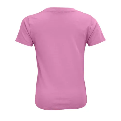 T-shirt da bambino unisex colori assortiti a girocollo taglio aderente 100% cotone biologico 150gr