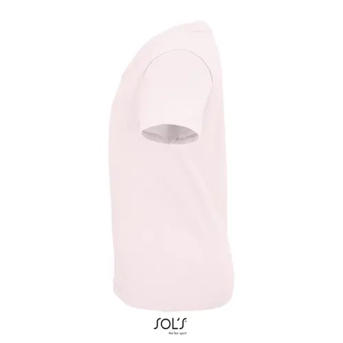 T-shirt da bambino unisex colori assortiti a girocollo taglio aderente 100% cotone biologico 150gr