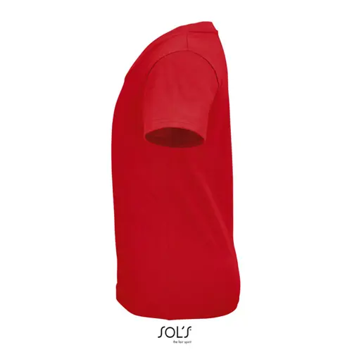 T-shirt da bambino unisex colori assortiti a girocollo taglio aderente 100% cotone biologico 150gr