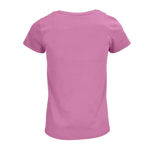 T-shirt da donna colori assortiti a girocollo taglio aderente 100% cotone biologico 150gr