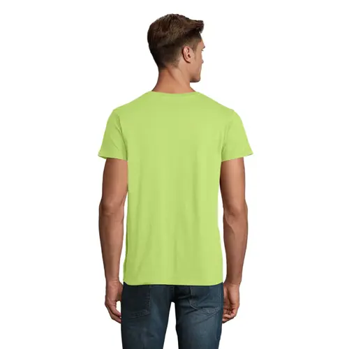 T-shirt da uomo colori assortiti a girocollo taglio aderente 100% cotone biologico 150gr