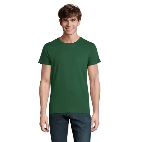 T-shirt da uomo colori assortiti a girocollo taglio aderente 100% cotone biologico 150gr