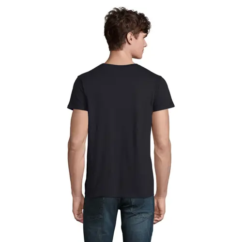 T-shirt da uomo colori assortiti a girocollo taglio aderente 100% cotone biologico 150gr