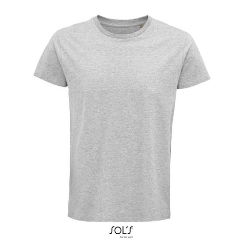 T-shirt da uomo colori assortiti a girocollo taglio aderente 100% cotone biologico 150gr