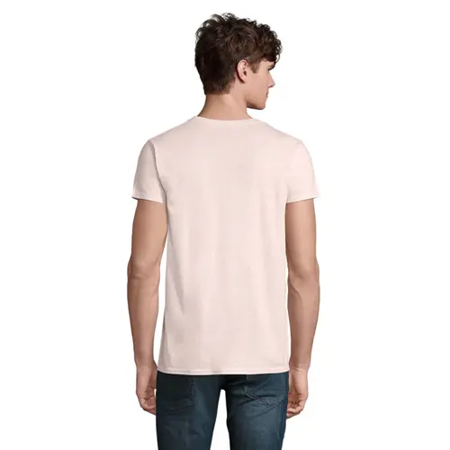 T-shirt da uomo colori assortiti a girocollo taglio aderente 100% cotone biologico 150gr