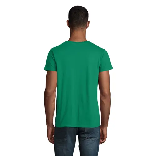 T-shirt da uomo colori assortiti a girocollo taglio aderente 100% cotone biologico 150gr