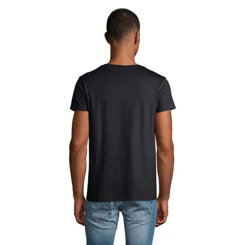 T-shirt da uomo colori assortiti a girocollo taglio aderente 100% cotone biologico 150gr