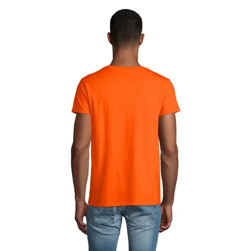 T-shirt da uomo colori assortiti a girocollo taglio aderente 100% cotone biologico 150gr