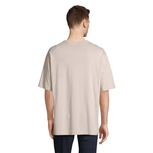 T-shirt oversize uomo cotone organico collo rotondo maniche a goccia