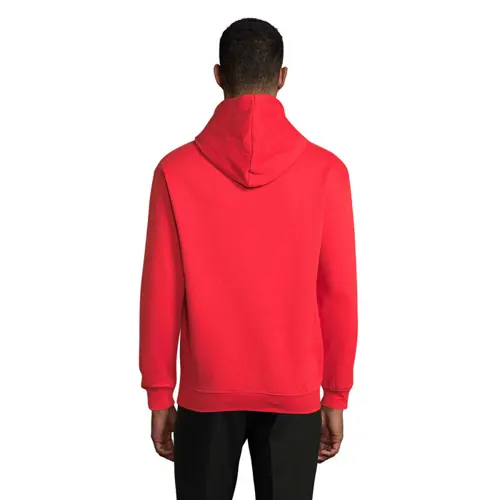 Felpa unisex con cappuccio e tasca a marsupio in cotone e poliestere riciclato da 280gr