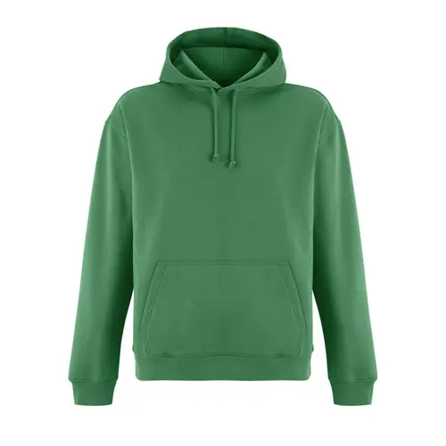 Felpa unisex con cappuccio e tasca a marsupio in cotone e poliestere riciclato da 280gr