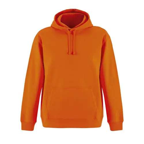 Felpa unisex con cappuccio e tasca a marsupio in cotone e poliestere riciclato da 280gr
