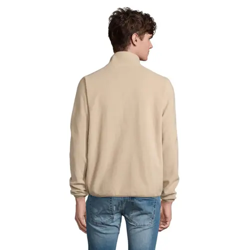 Giacca da uomo in poliestere riciclato con zip intera e tasche laterali 280g