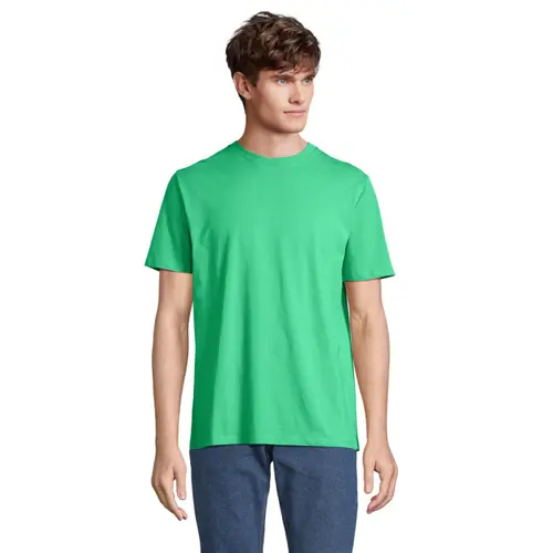 T-shirt da uomo colori assortiti a girocollo taglio moderno 100% cotone organico pettinato 175gr