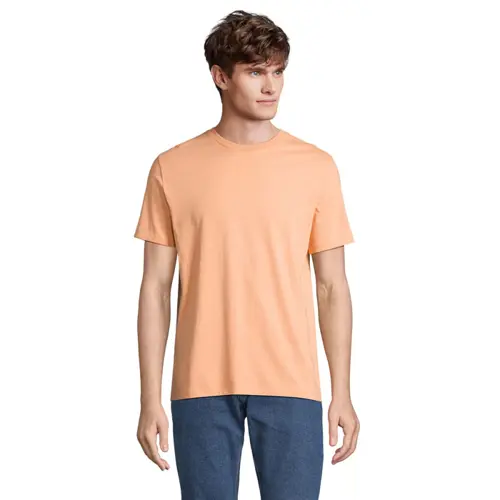 T-shirt da uomo colori assortiti a girocollo taglio moderno 100% cotone organico pettinato 175gr