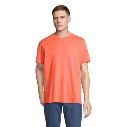 T-shirt da uomo colori assortiti a girocollo taglio moderno 100% cotone organico pettinato 175gr