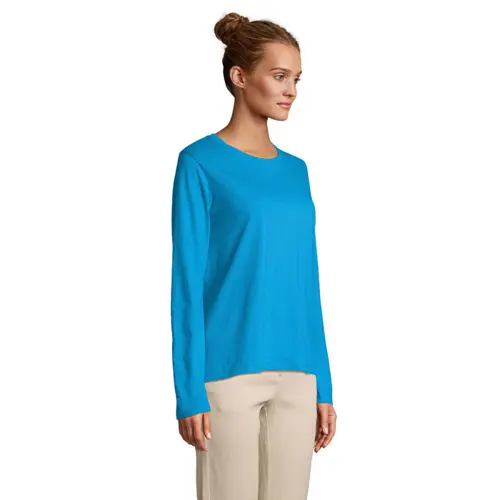 Maglietta SOL'S MONARCH da donna a maniche lunghe in 100% cotone semipettinato da 150gr