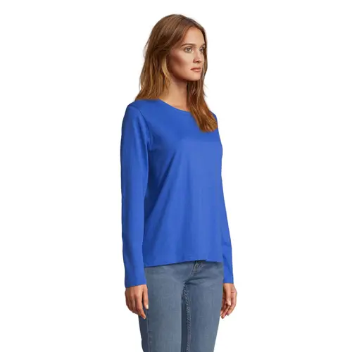 Maglietta SOL'S MONARCH da donna a maniche lunghe in 100% cotone semipettinato da 150gr