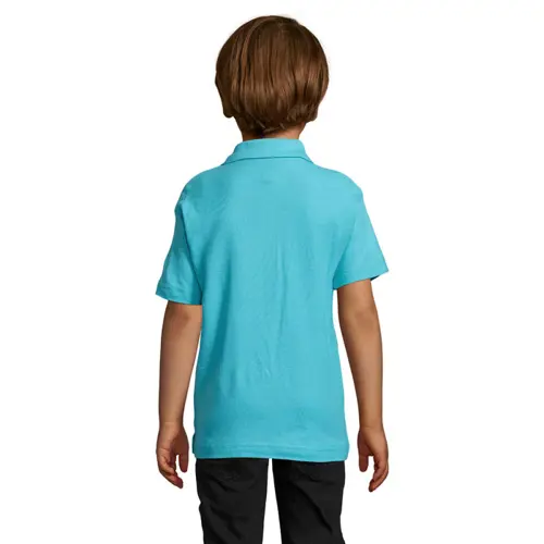 Maglietta polo da bambino unisex a maniche corte 100% cotone pettinato 170g