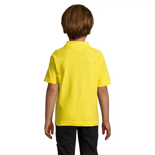 Maglietta polo da bambino unisex a maniche corte 100% cotone pettinato 170g